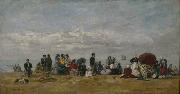 unknow artist, The Beach at Trouville